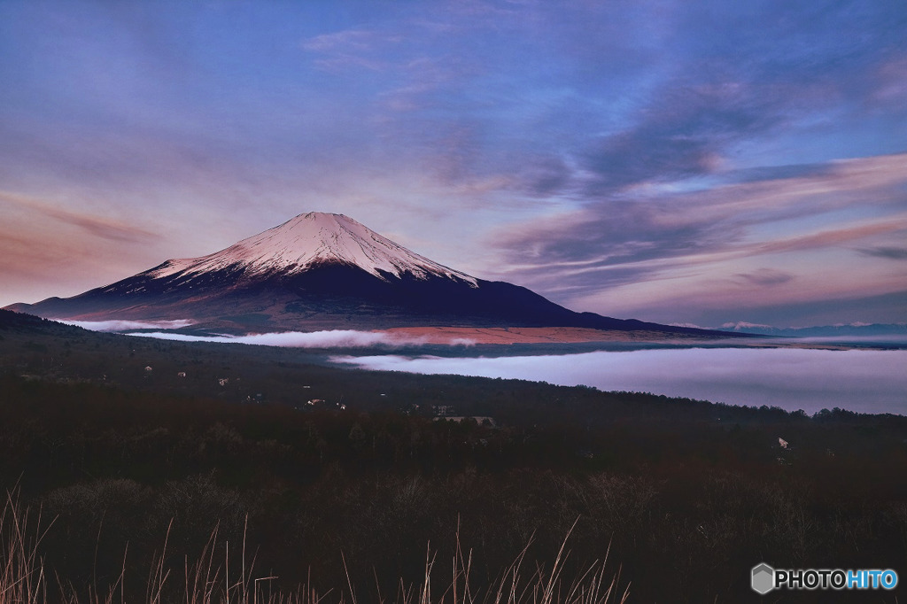 絵画富士山