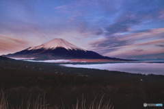 絵画富士山