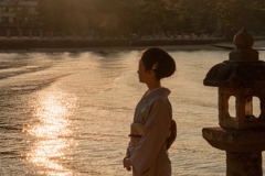 宮島の夕暮れ（３）