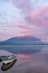 山中湖の夜明け（２）