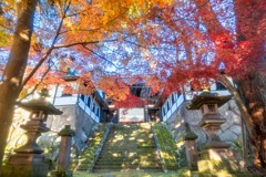 谷厳寺の紅葉（１）