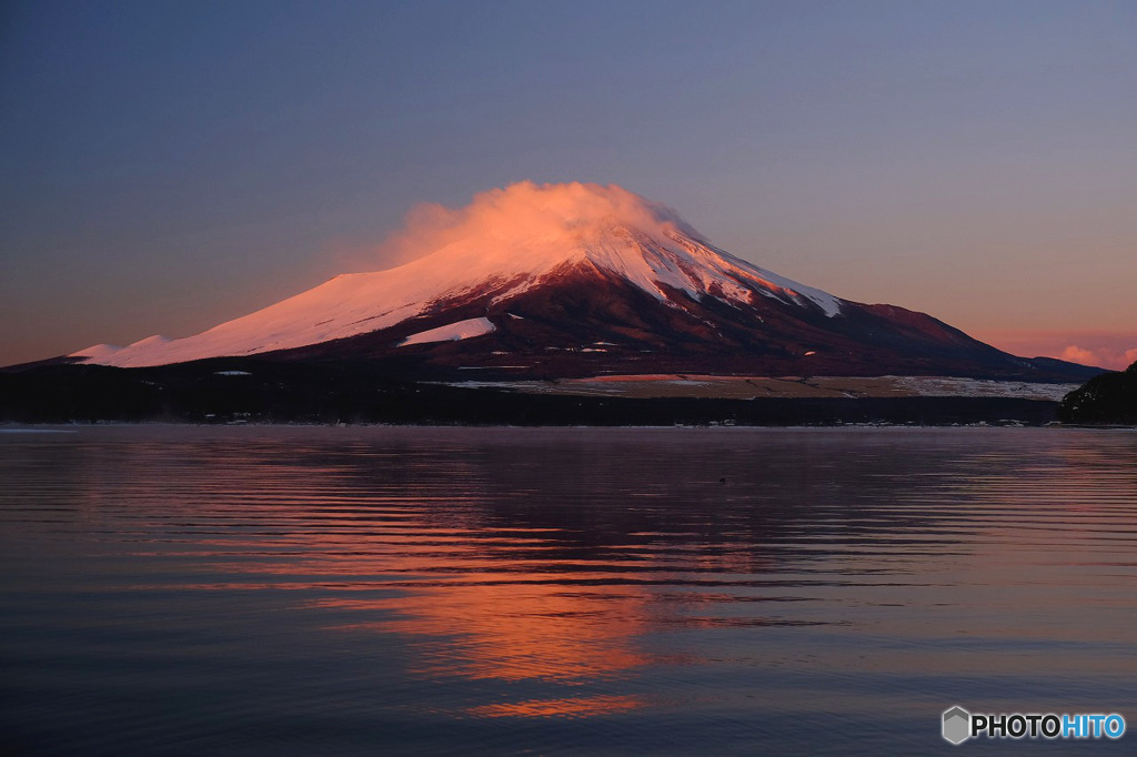 山中湖の冬３