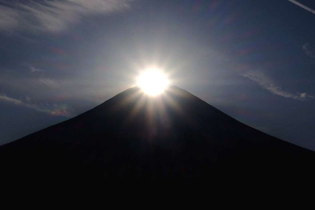 山中湖ダイヤモンド富士１