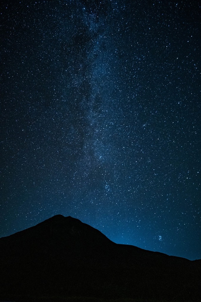 知床峠の星空