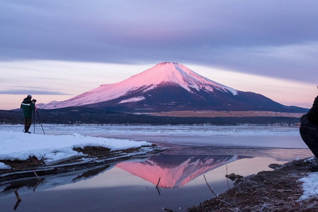 冬の山中湖（２）