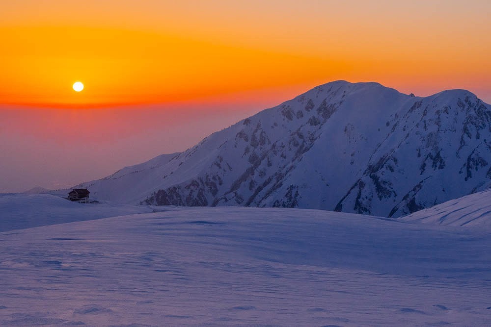 立山の夕日（３）