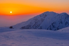 立山の夕日（３）