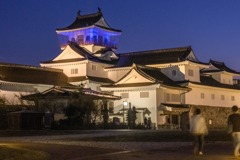 松川城の夜景（４）