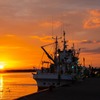 漁港の夜明け（１）