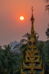 夕暮れのヤンゴン（１）