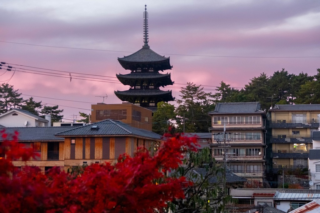 奈良の夕暮れ（１）