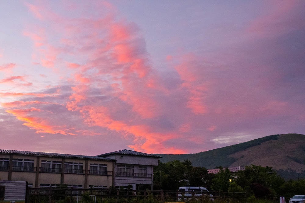 山中湖の夜明け（１）