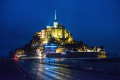 夜のモンサンミッシェル（８）