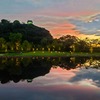 夕暮れの犬山城（２）