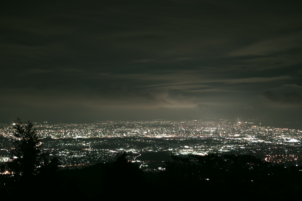 夜景(銀残し)
