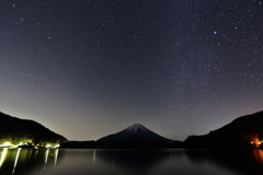 精進湖 流星