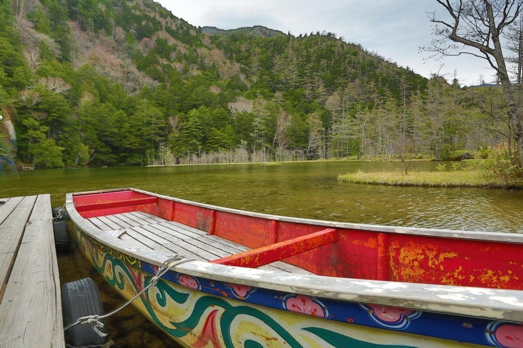 上高地 明神池