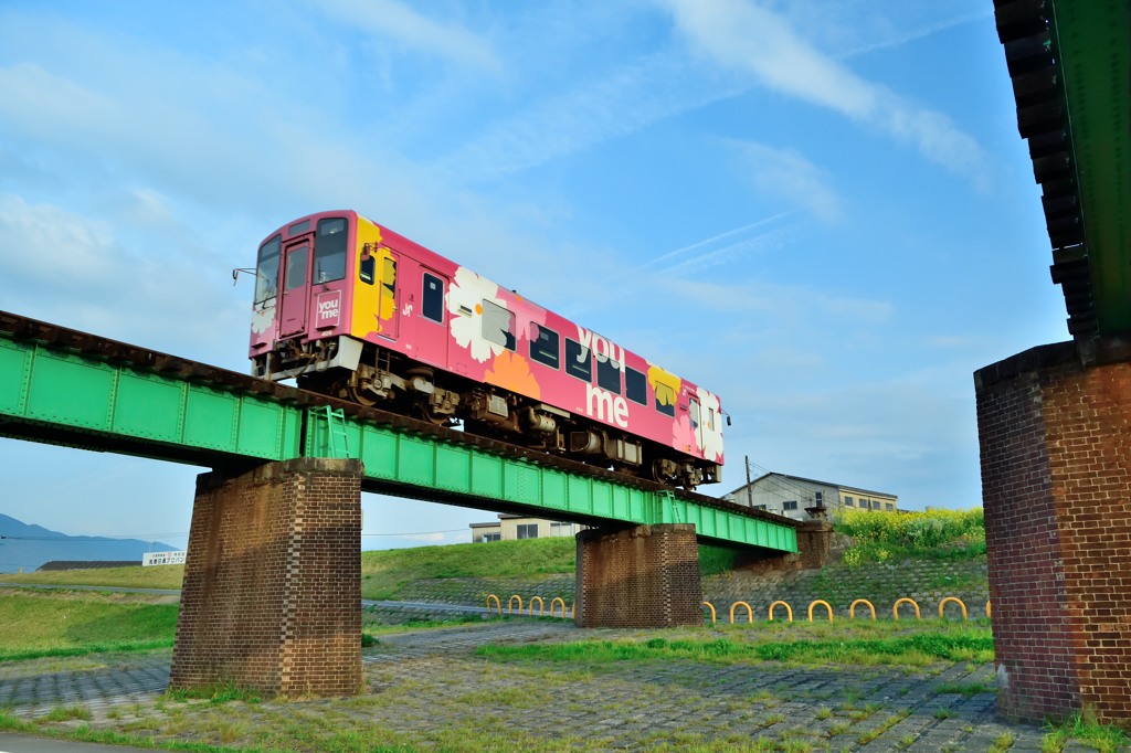 レンガの線路橋