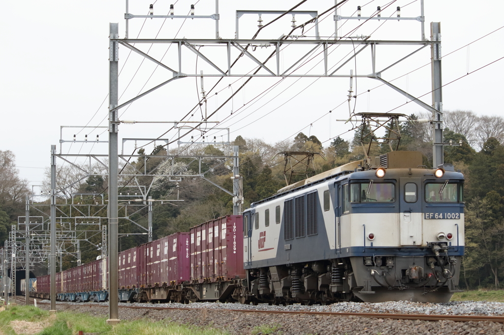 EF64-1002＋コキ　鹿島貨物