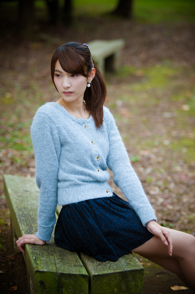 秋の陽気　ポートレート　せめて今だけは・・・