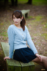秋の陽気　ポートレート　せめて今だけは・・・