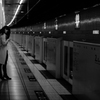 夜の地下鉄　ひとり　これから・・・