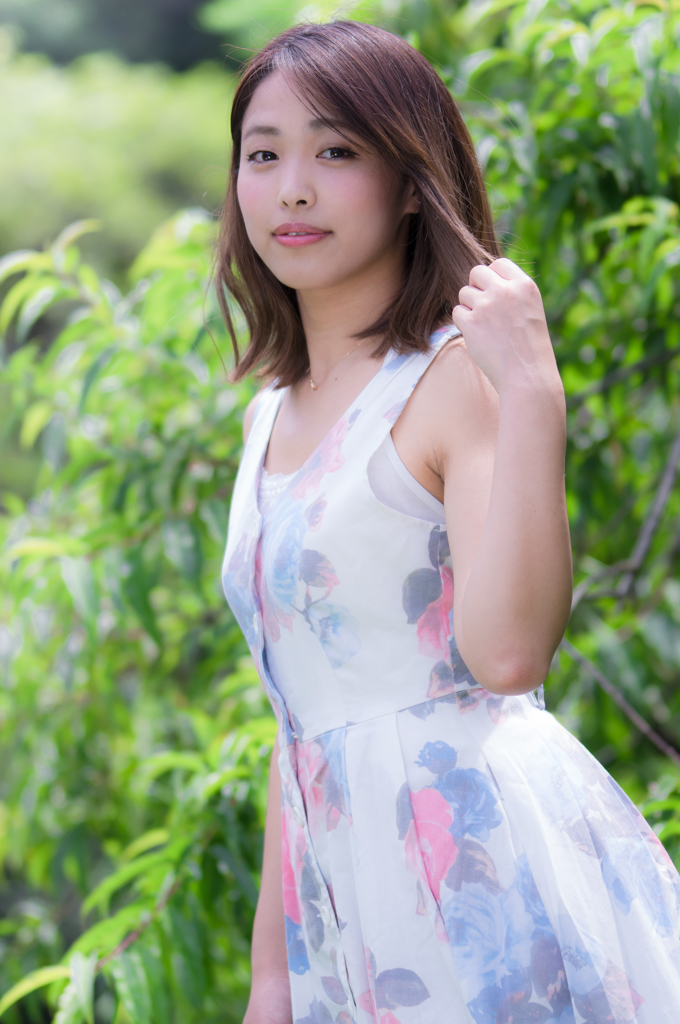ポートレート　ワンピ　癒しの瞳