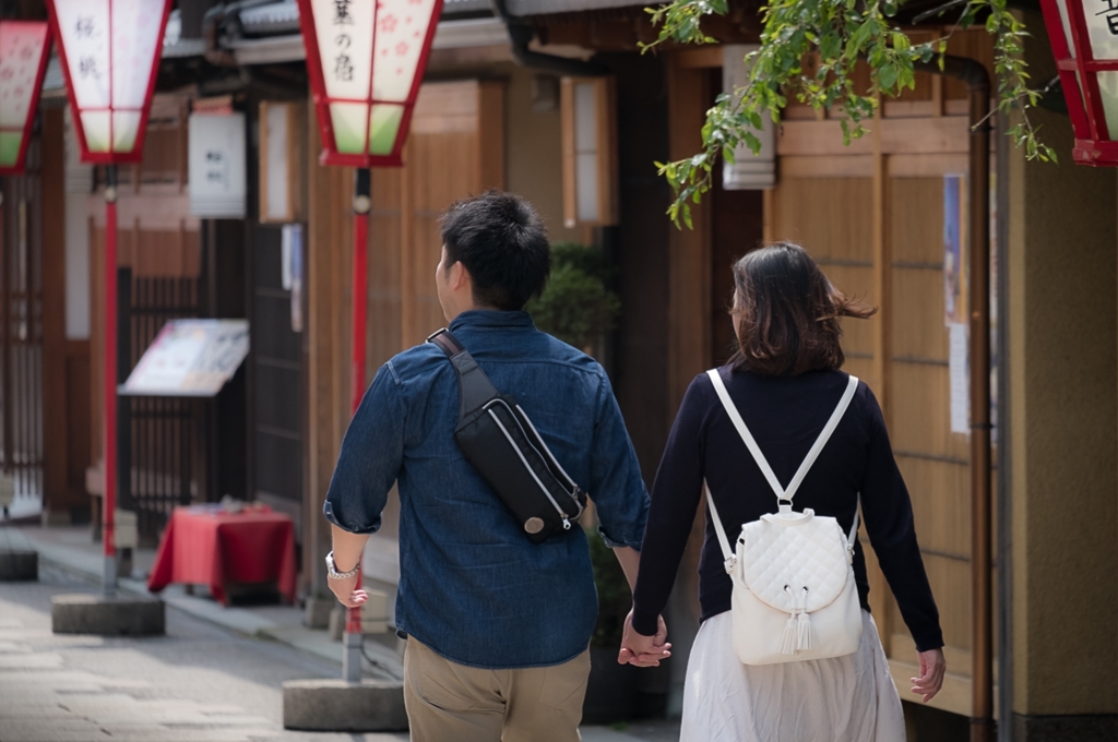 古都　茶屋街　奥に行ってみよう