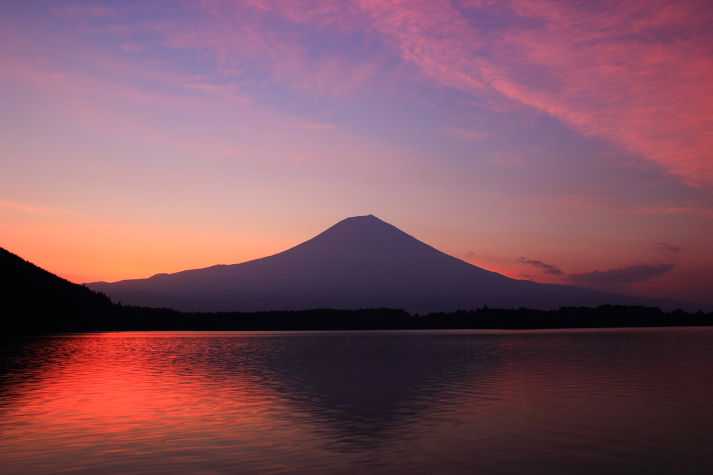 今朝の田貫湖