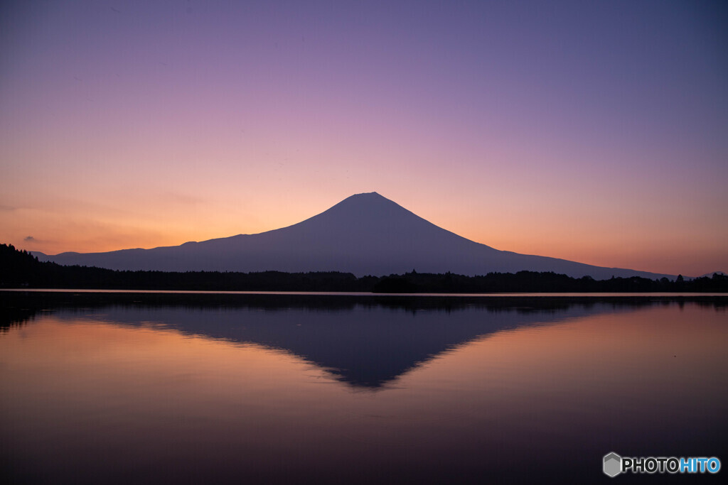 田貫湖の朝