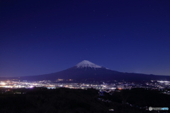 月夜の富士山
