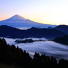 雲海と富士山
