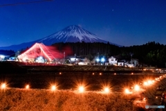 第二回富士山白糸平成棚田竹灯籠祭り