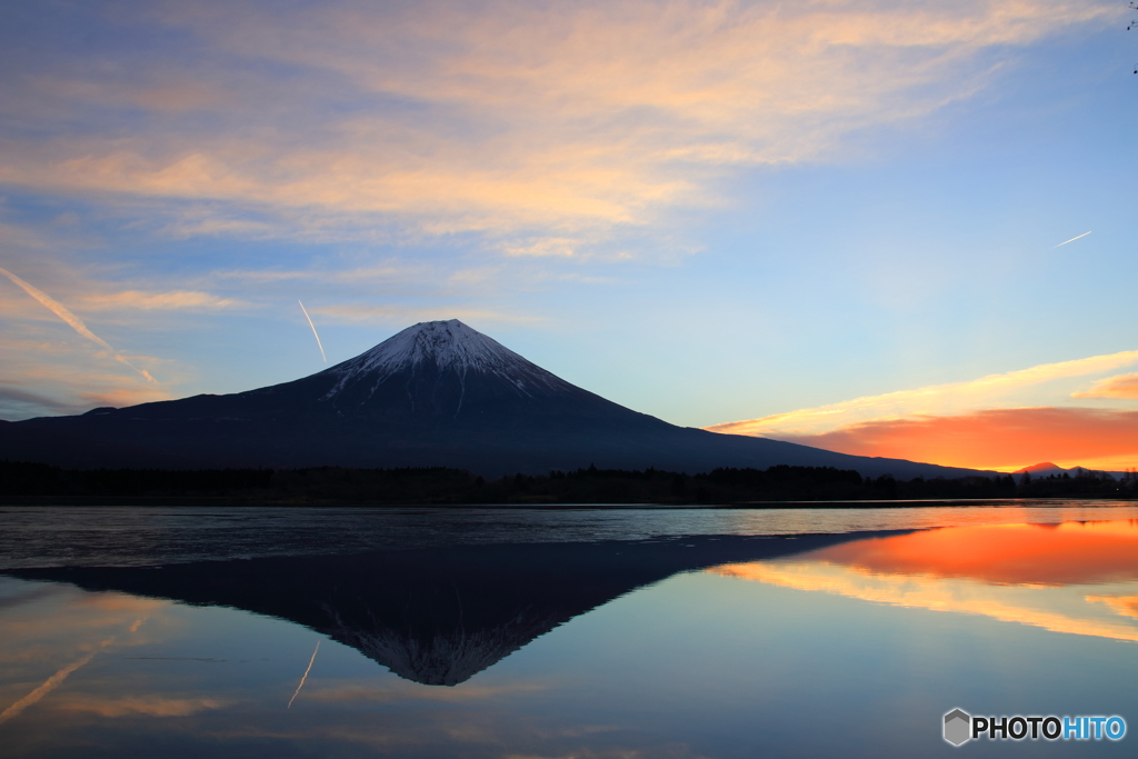 田貫湖の朝