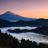 雲海と富士山－２