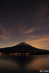 田貫湖の夜明け前