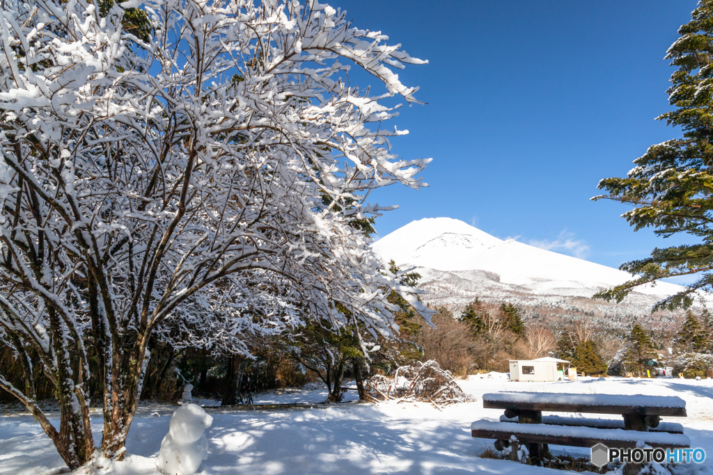 富士山雪景色－２