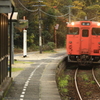 下り列車入線