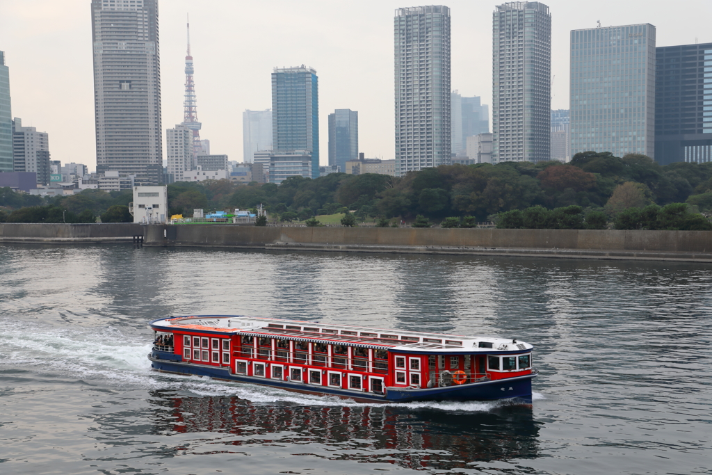 築地大橋から