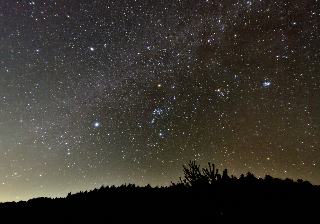 藤和峠からみた星