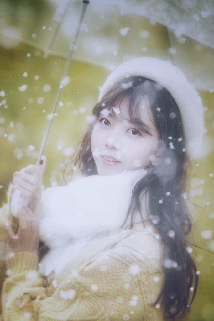 春 雪遊び