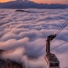 雲海を抜けて