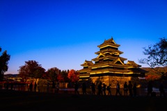 黄金の松本城