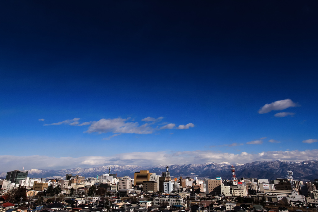 冬の碧空
