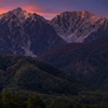白馬 夕景