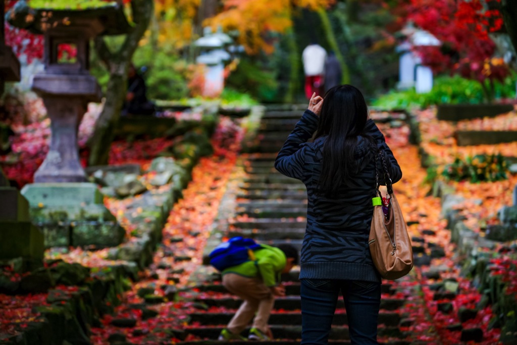 紅く染まる中で･･･