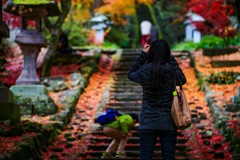 紅く染まる中で･･･