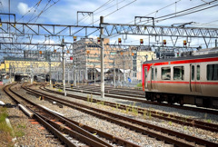 列車入線