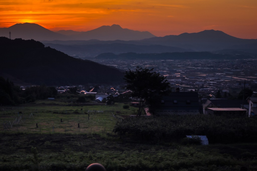 夕暮れ ～信州中野～