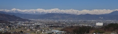 北アルプス連峰